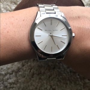 Michael Kors silver watch